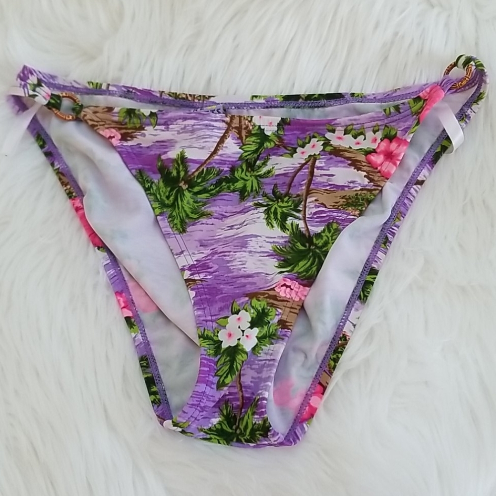 Bare Assets Tropical high waisted Bikini Bottom